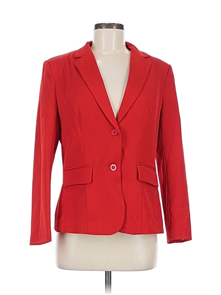 Pre-owned Unbranded Blazer Jacket In Red