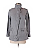 Kensie 100% Cotton Solid Gray Jacket Size M - 70% off | thredUP