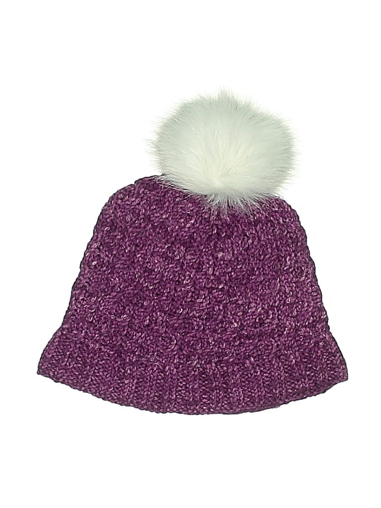 Pre-owned Unbranded Beanie Hat In Purple