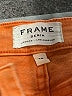 FRAME Denim Color Block Orange Jeans Size 28 waist - photo 7