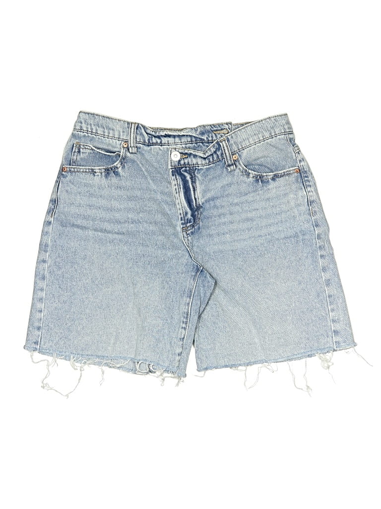 REWASH Pre-owned Denim Shorts In Blue