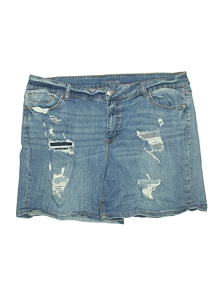 Pre-owned Maurices Denim Shorts In Blue
