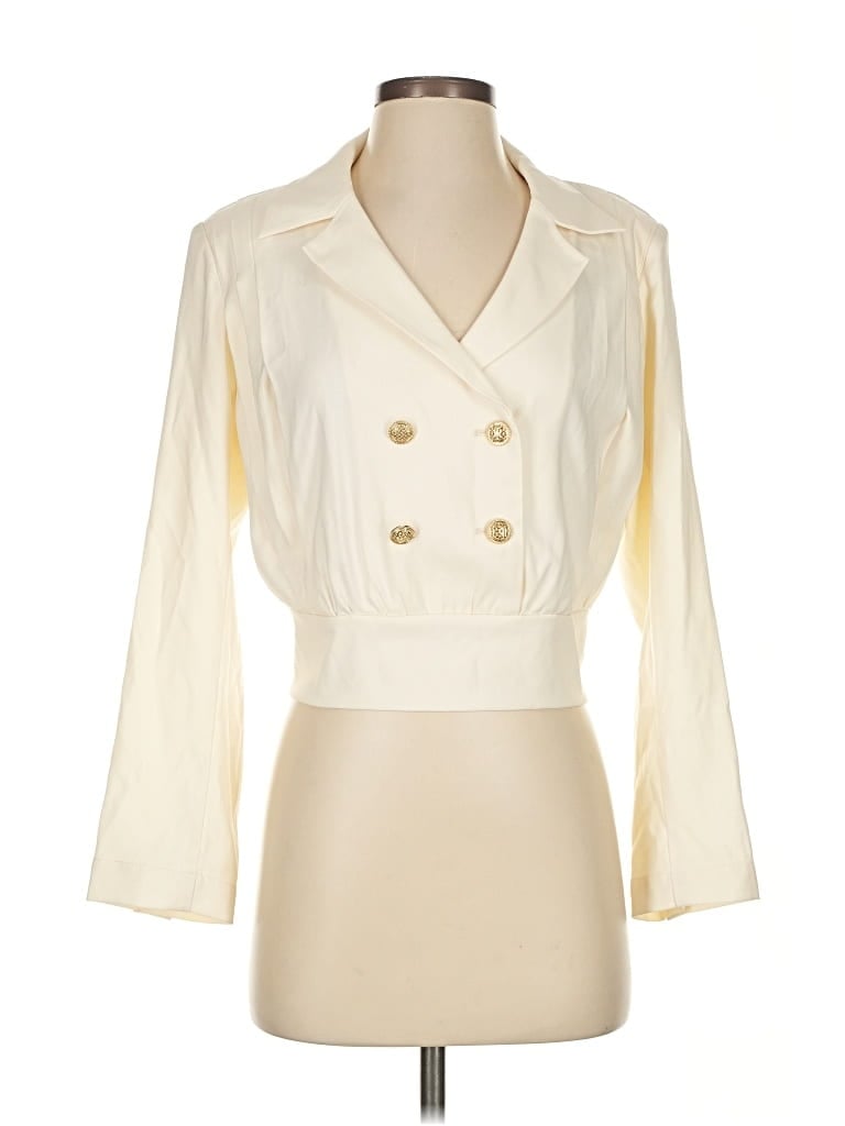 Pre-owned Petite Studio New York Jacket In White