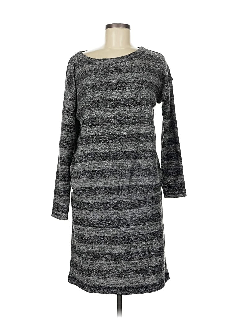 Pre-owned Lou & Grey Casual Dress In Gray