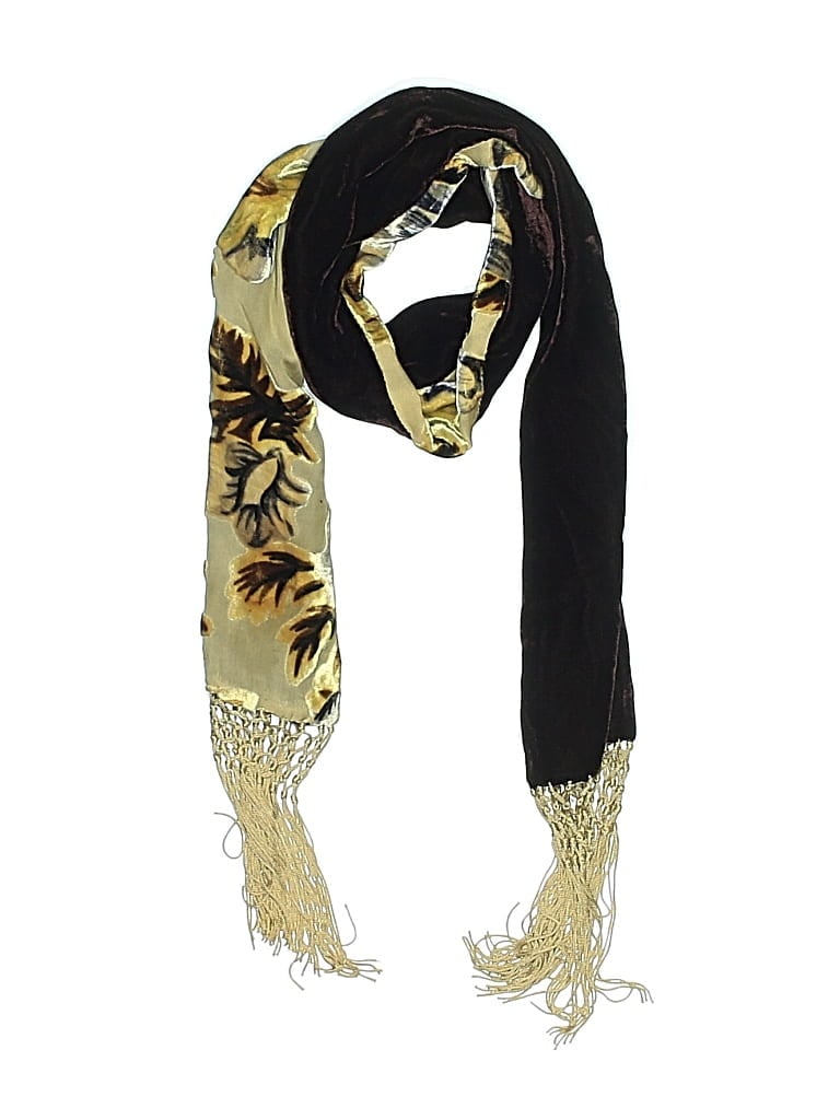 UNBRANDED Pre-owned Scarf In Burgundy