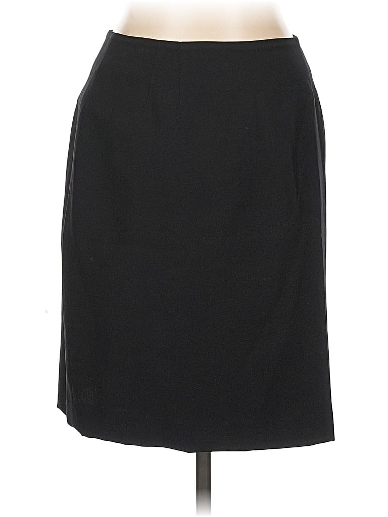 Pre-owned Linda Allard Ellen Tracy Formal Skirt In Black