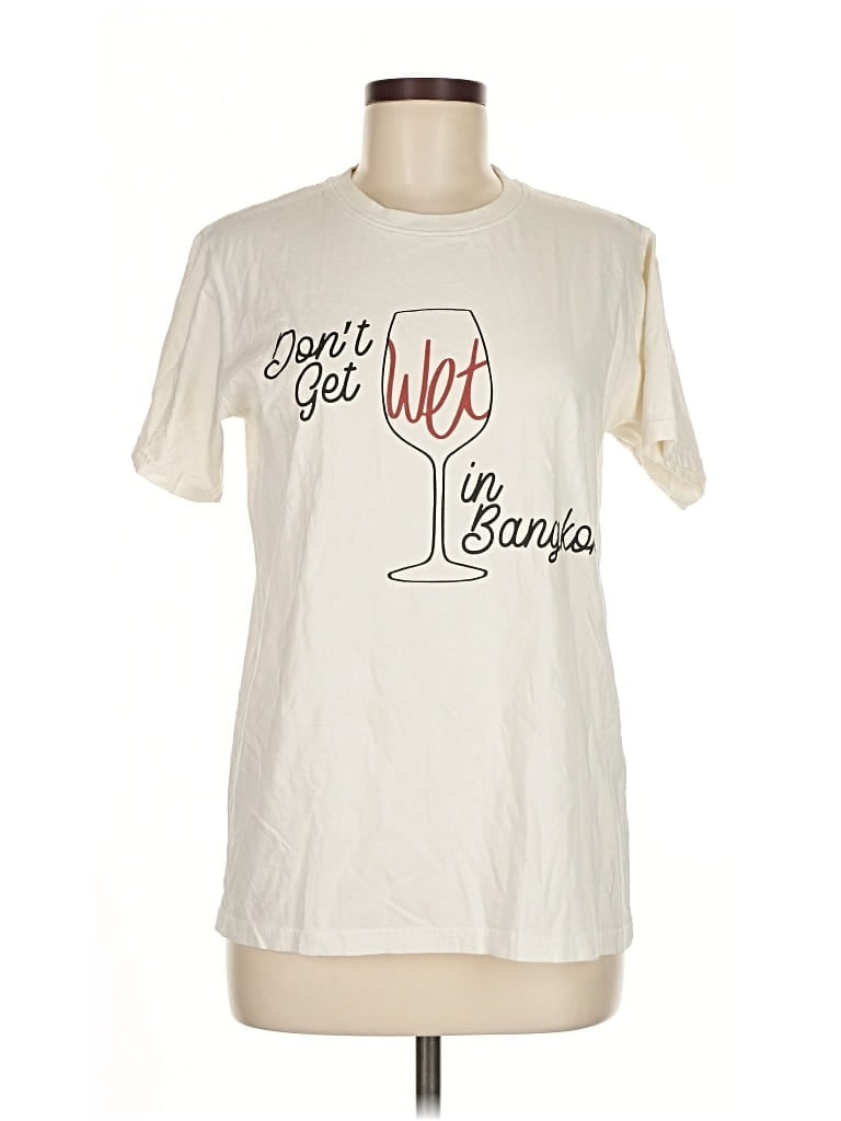 UNBRANDED Pre-owned Short Sleeve T-shirt In White