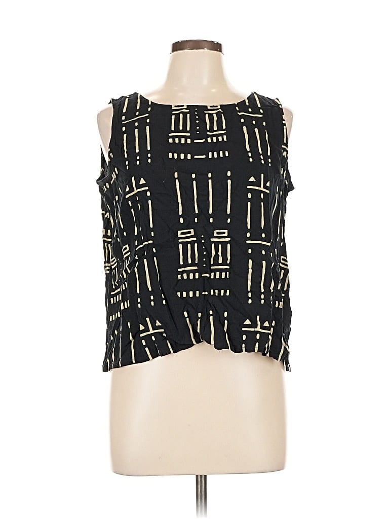 Pre-owned Chico's Design Sleeveless Blouse In Black