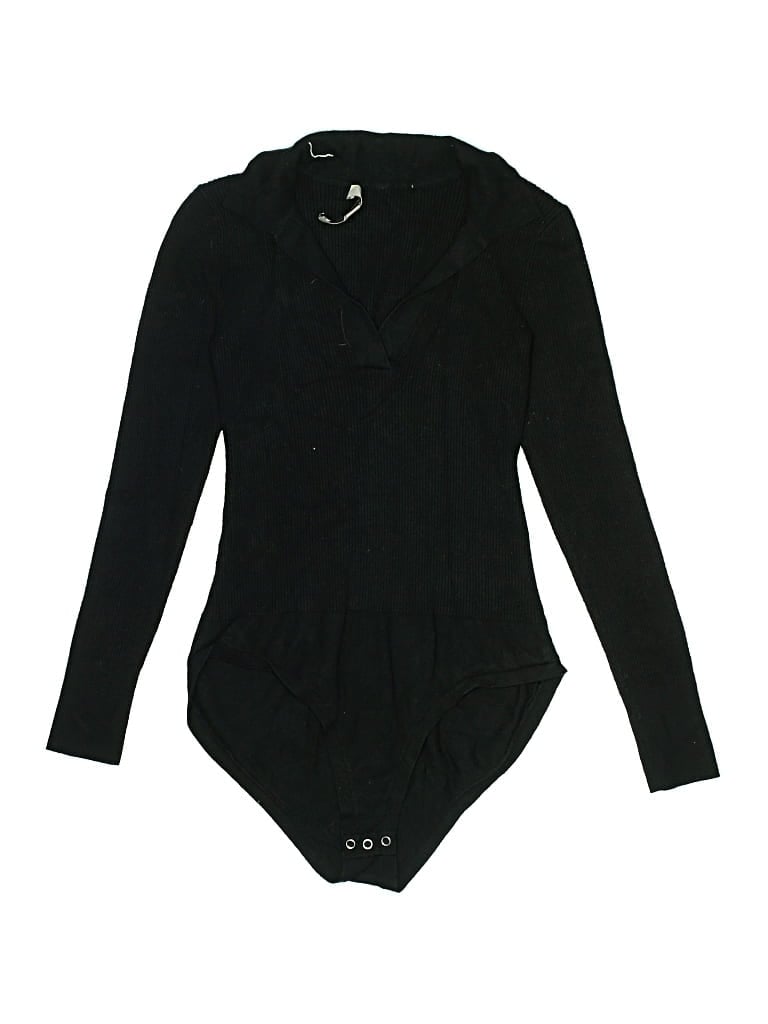 Pre-owned Ann Taylor Loft Bodysuit In Black