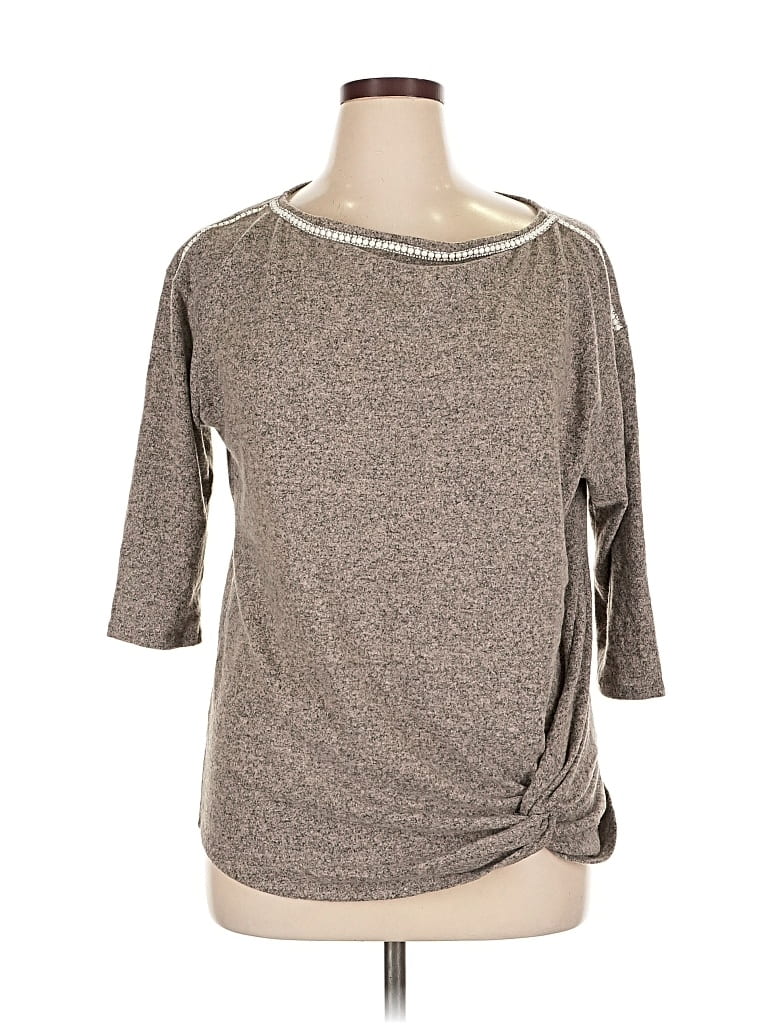 Pre-owned Assorted Brands Pullover Sweater In Gray