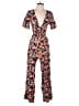 ASOS 100% Viscose Print Black Jumpsuit Size 2 - photo 1