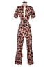ASOS 100% Viscose Print Black Jumpsuit Size 2 - photo 2