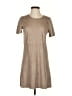 Matison Stone Solid Tan Casual Dress Size 2 - photo 1