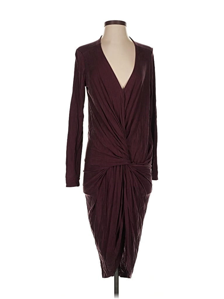 Pre-owned Yfb Cocktail Dress In Burgundy