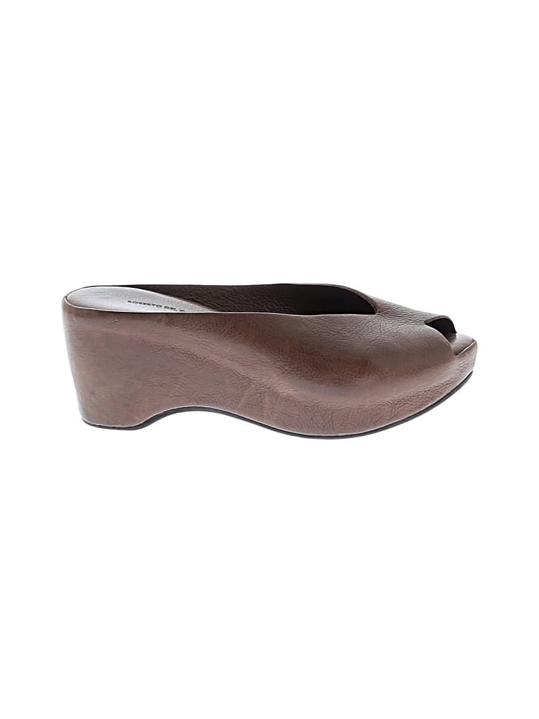 Pre-owned Roberto Del Carlo Mule/clog In Brown