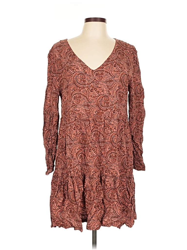 Pre-owned Lucky Brand Kimono In Brown