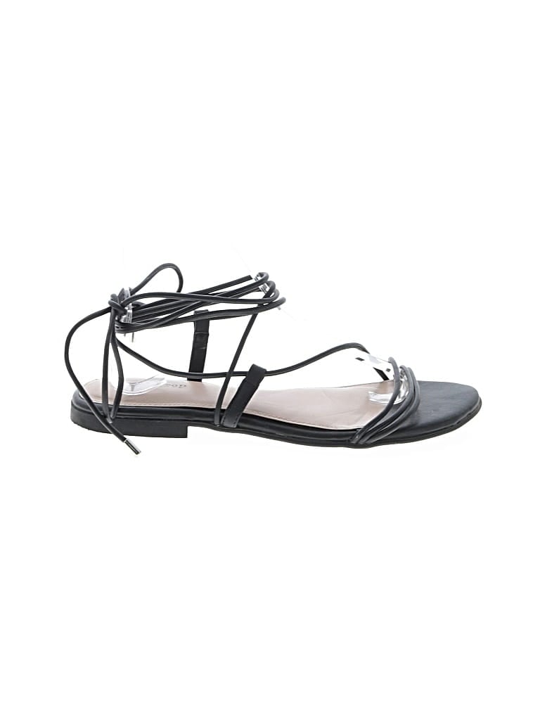 Pre-owned The Drop Sandals In Black
