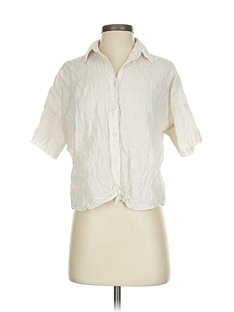 RAG & BONE Pre-owned Short Sleeve Blouse In White