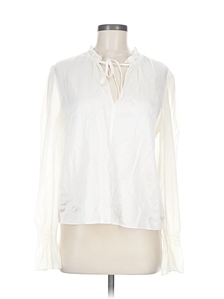 GENERATION LOVE Pre-owned Long Sleeve Blouse In White