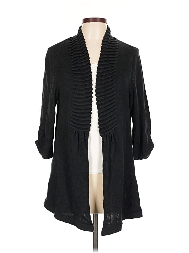 Pre-owned Apt. 9 Cardigan Sweater In Black