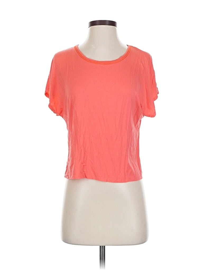 Pre-owned Altar'd State Short Sleeve T-shirt In Orange