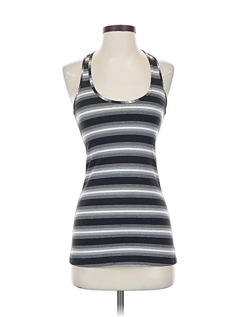 Pre-owned Lululemon Athletica Tank Top Black Halter Neckline Tops