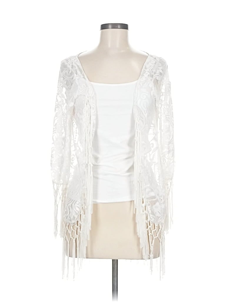 UNBRANDED Pre-owned Kimono In White