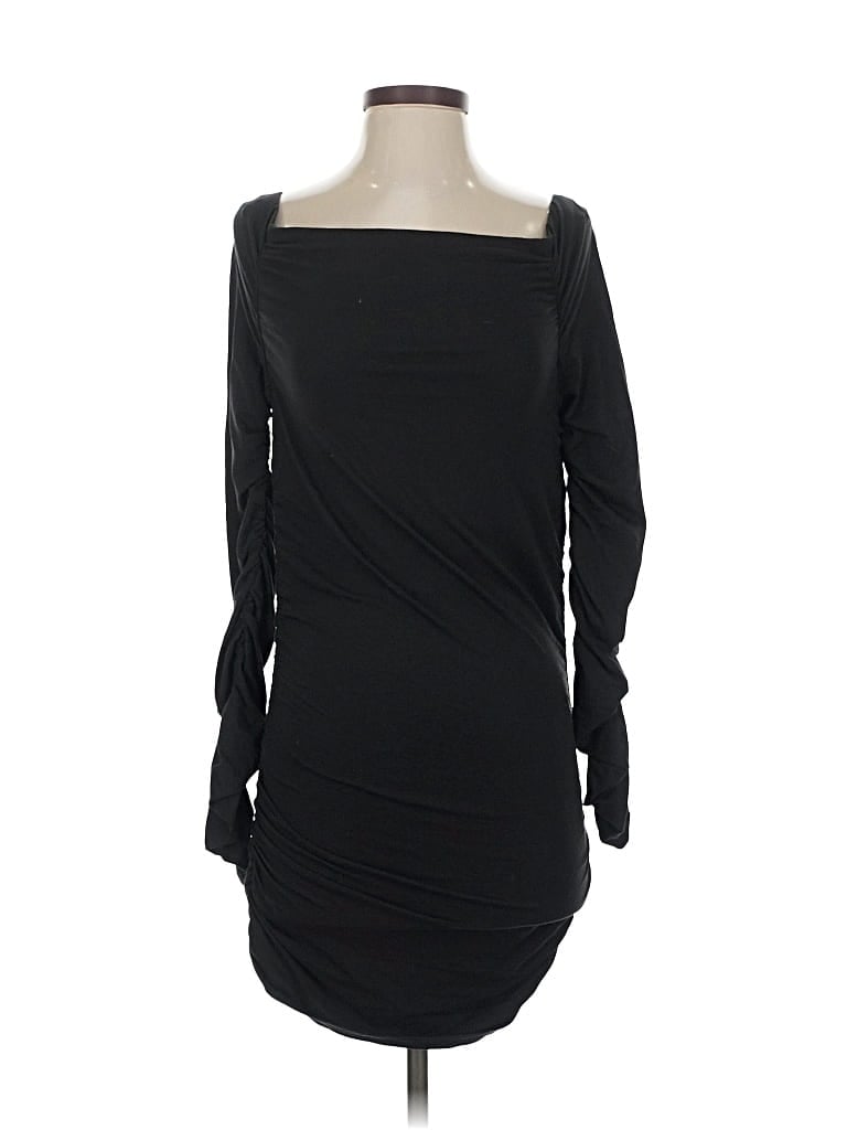 MAEVE BY ANTHROPOLOGIE Pre-owned Long Sleeve Top Black Off The Shoulder Neckline Tops