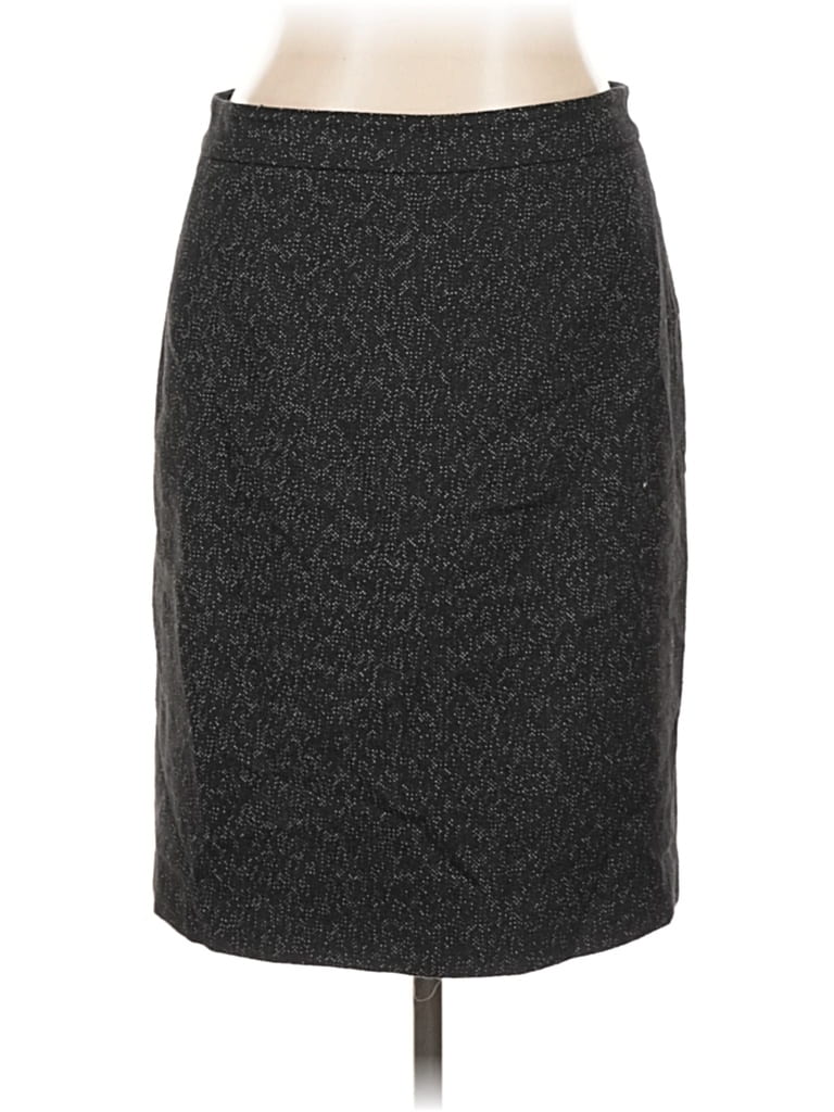 Pre-owned Ann Taylor Factory Formal Skirt In Gray