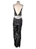 LPA 100% Polyester Polka Dots Black Jumpsuit Size XXS - photo 2