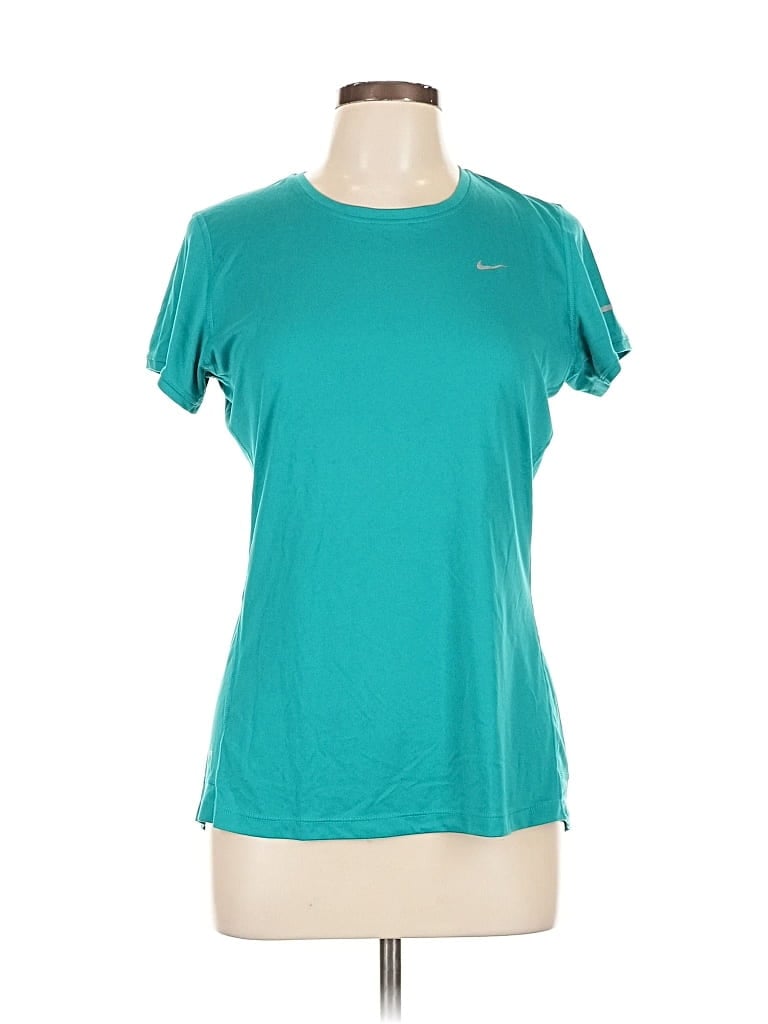 Pre-owned Nike Active T-shirt In Blue