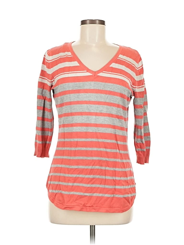 Pre-owned Lety & Me Pullover Sweater In Orange