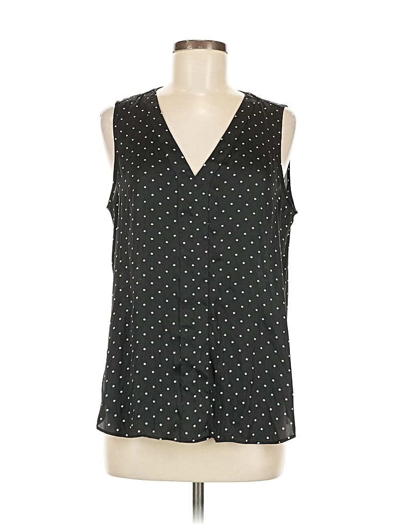 Pre-owned Banana Republic Sleeveless Blouse In Black
