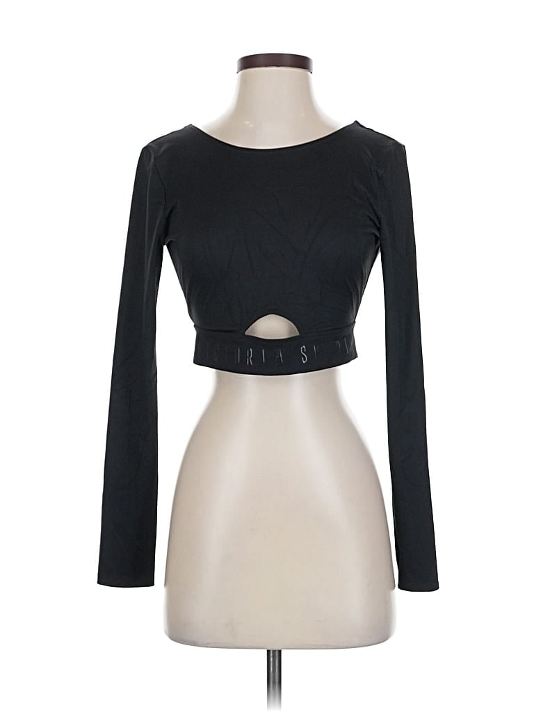 Pre-owned Victoria Sport Long Sleeve T-shirt In Black