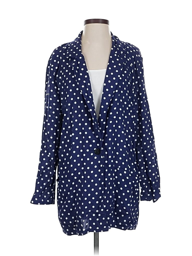 Pre-owned Unbranded Blazer Jacket In Blue