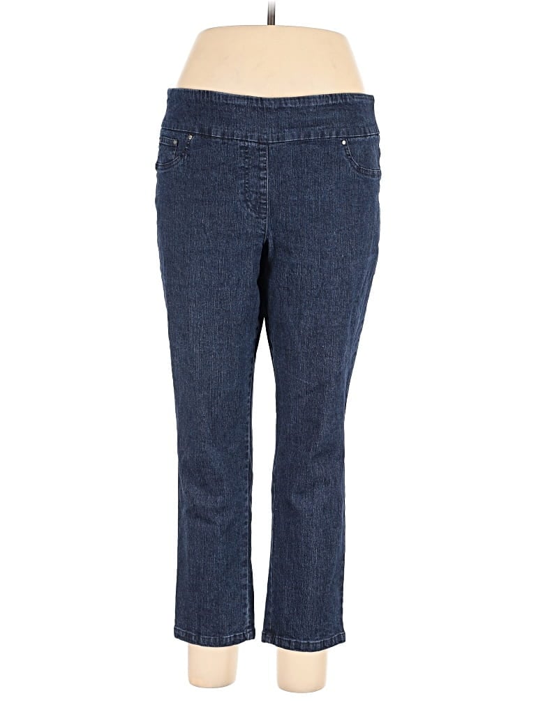 Pre-owned Ruby Rd. Jeggings In Blue
