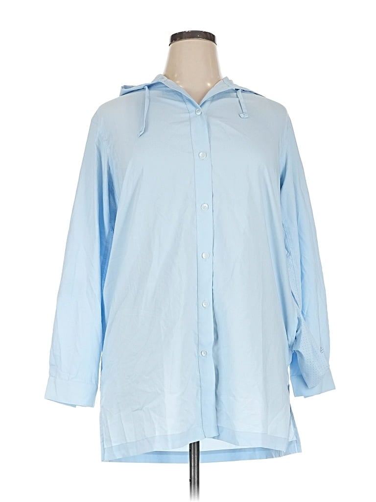 COOLIBAR Pre-owned Long Sleeve Blouse In Blue