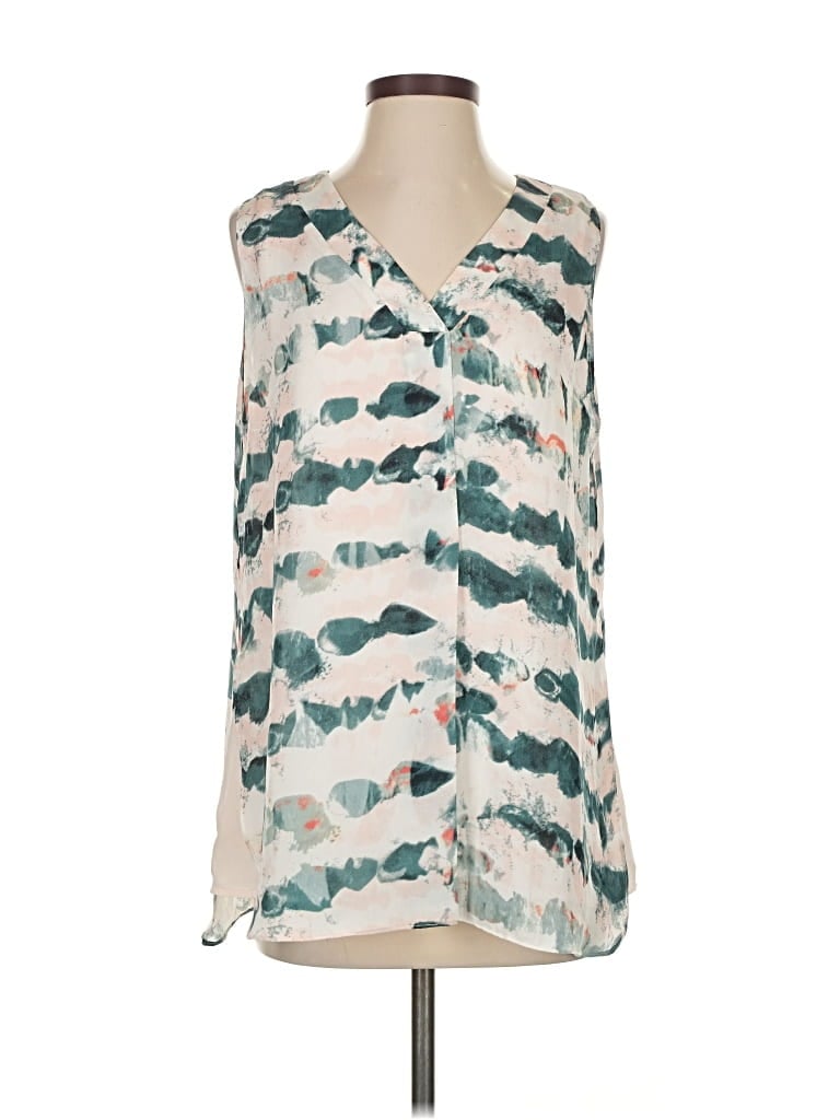 CABI Pre-owned Sleeveless Blouse In Green