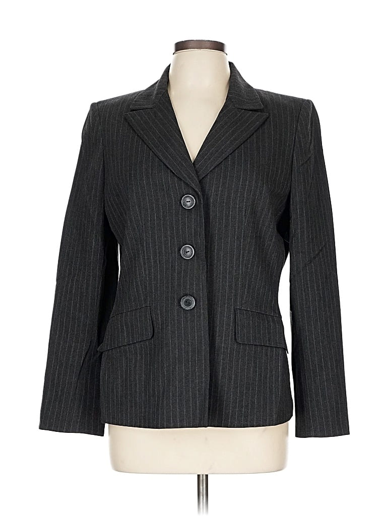 Pre-owned Le Suit Blazer Jacket In Gray