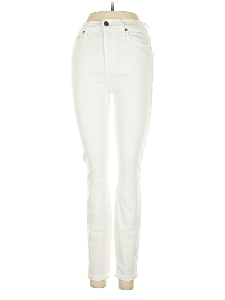 Pre-owned Alice And Olivia Alice + Olivia Jeans In White