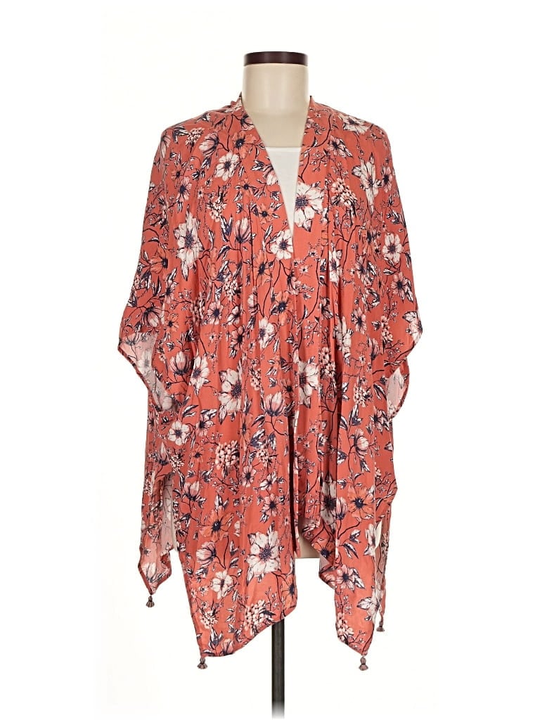 Pre-owned Knox Rose Kimono In Orange