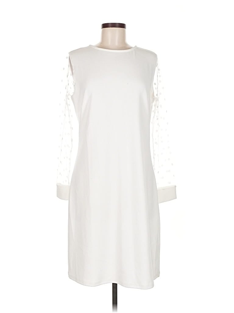 Assorted Brands Casual Dress In White