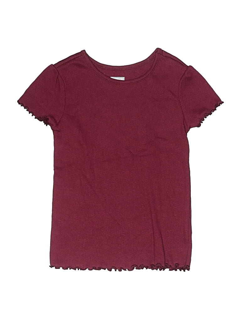 Pre-owned Garanimals Kids' Short Sleeve T-shirt In Burgundy