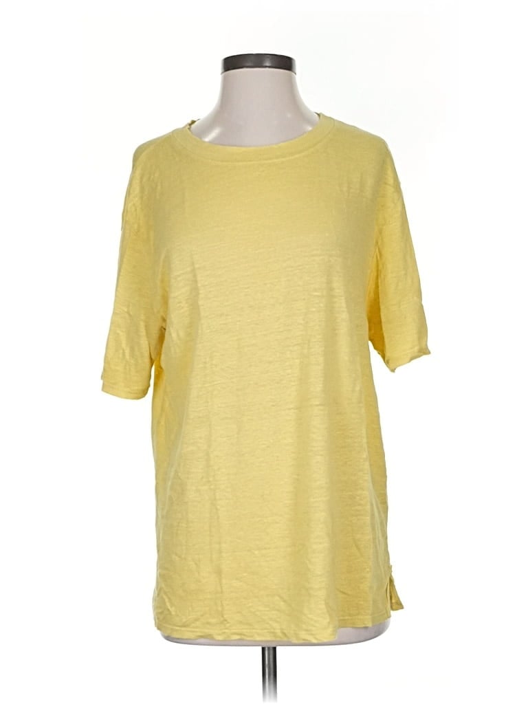 Pre-owned Project Social T 3/4 Sleeve T-shirt In Yellow
