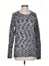 Design Lab Lord & Taylor Tweed Blue Pullover Sweater Size S - photo 1