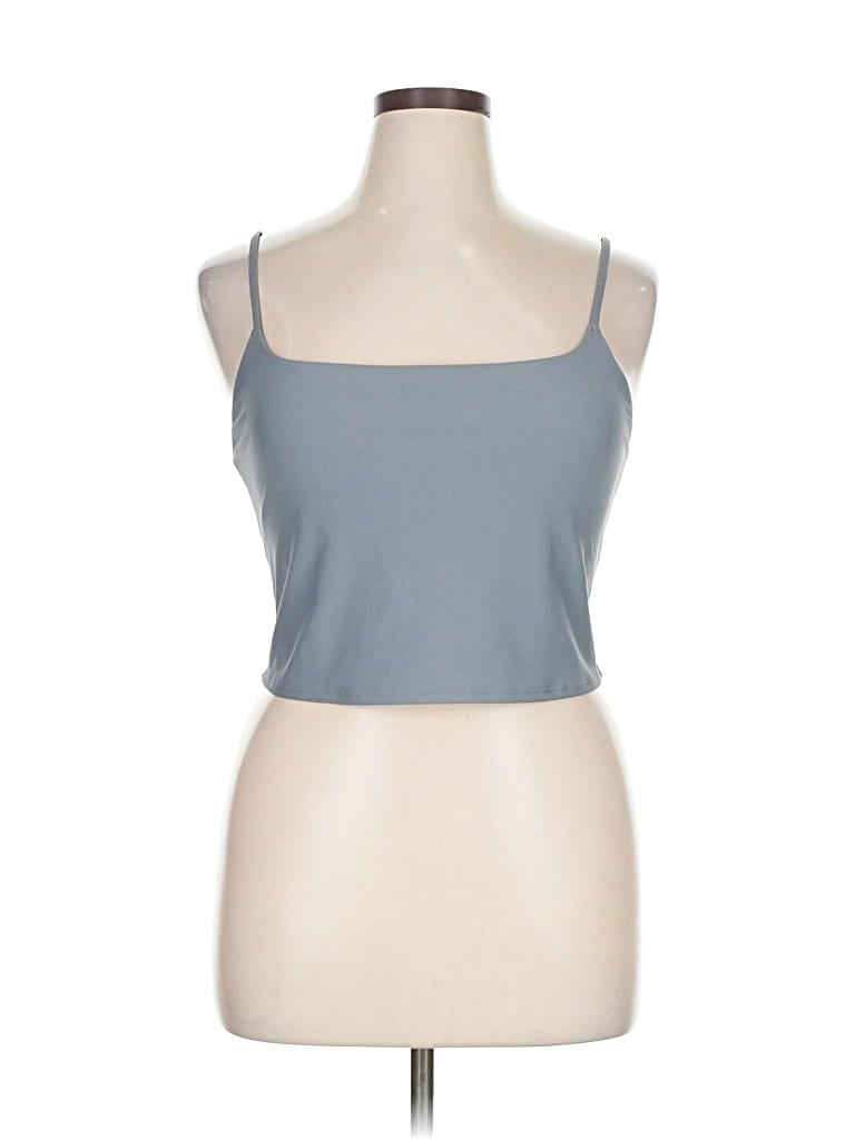 Pre-owned Active By Old Navy Tank Top Blue Strapless Neckline Tops