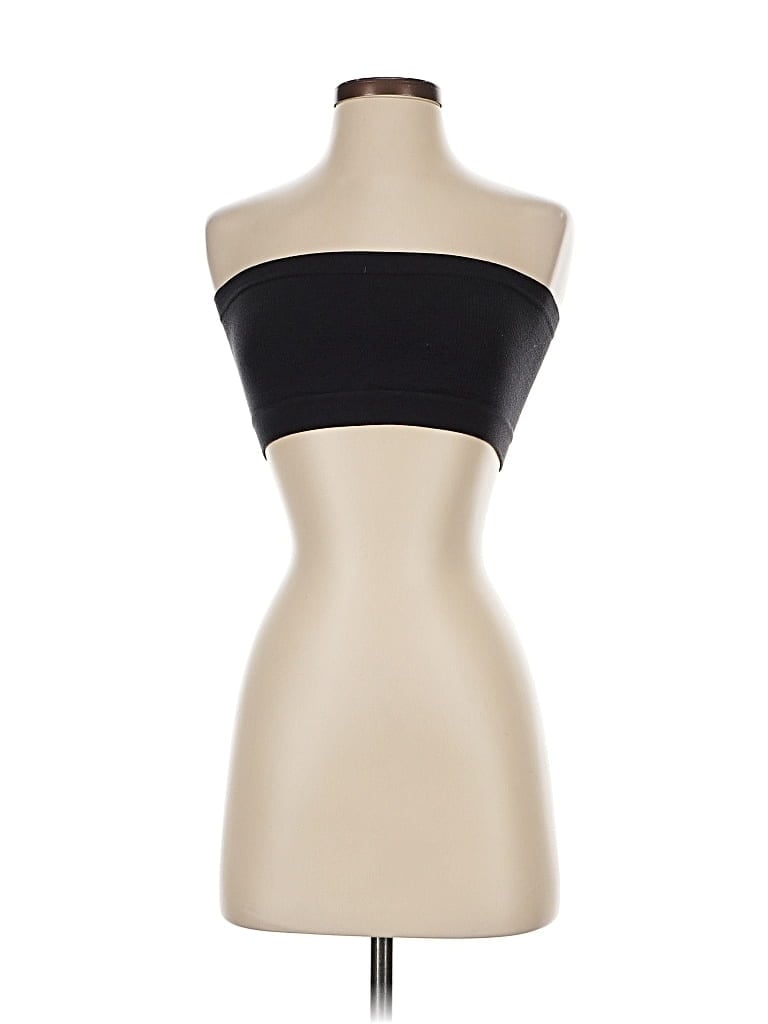 Pre-owned Out From Under Tube Top Black Strapless Neckline Tops
