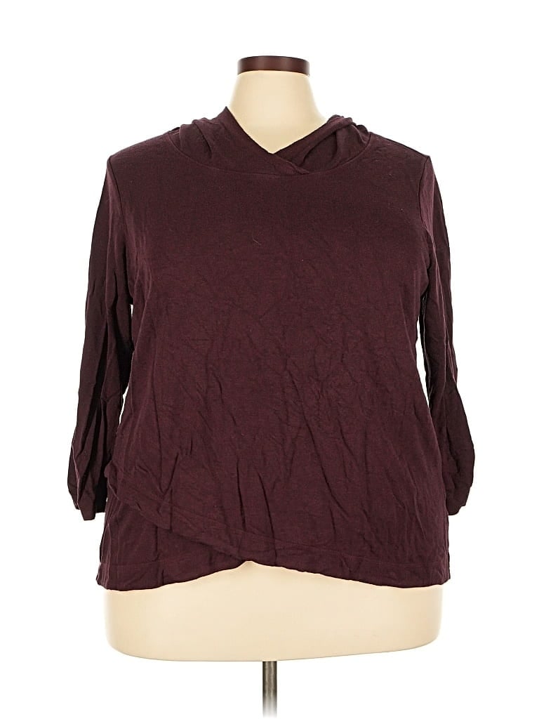 Pre-owned Sundays Pullover Sweater In Burgundy