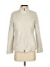 J.Jill 100% Polyester Ivory Faux Fur Jacket Size XS - photo 1