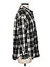 Universal Thread Checkered-gingham Black Long Sleeve Button-Down Shirt Size M - photo 4